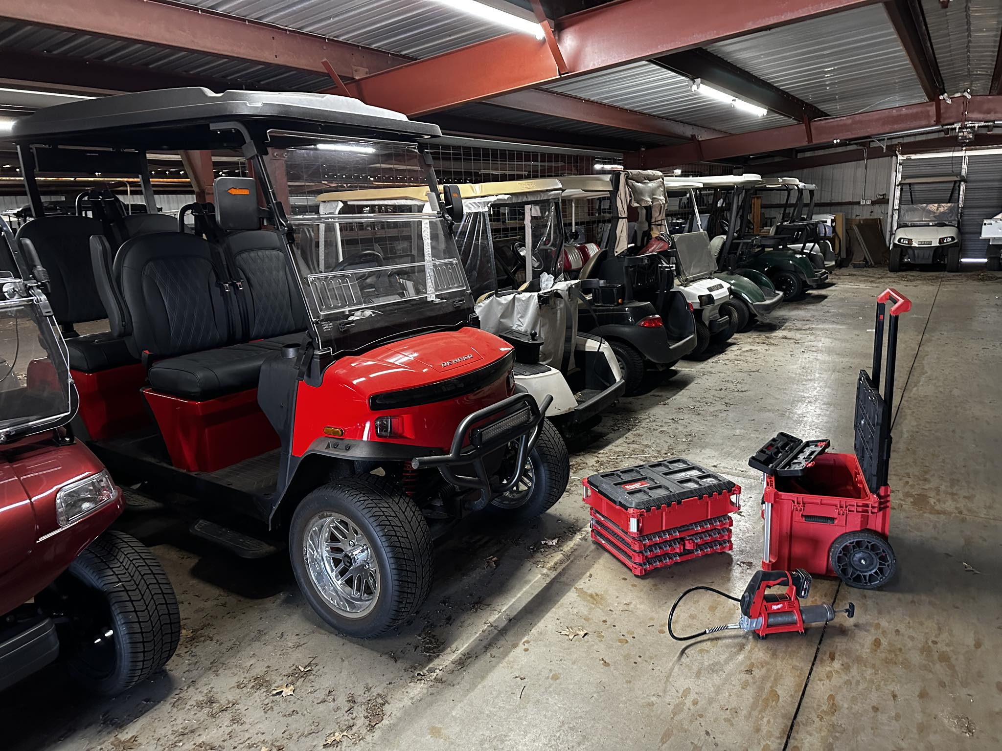 Madjax and Denago Golf Carts